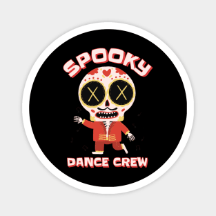 Halloween Cute Dancing Skeleton Magnet